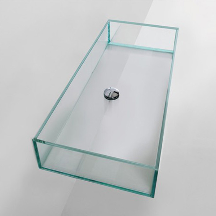 GLLA120 Lavabo in vetro da appoggio Serie Glass Lavabi Gsg