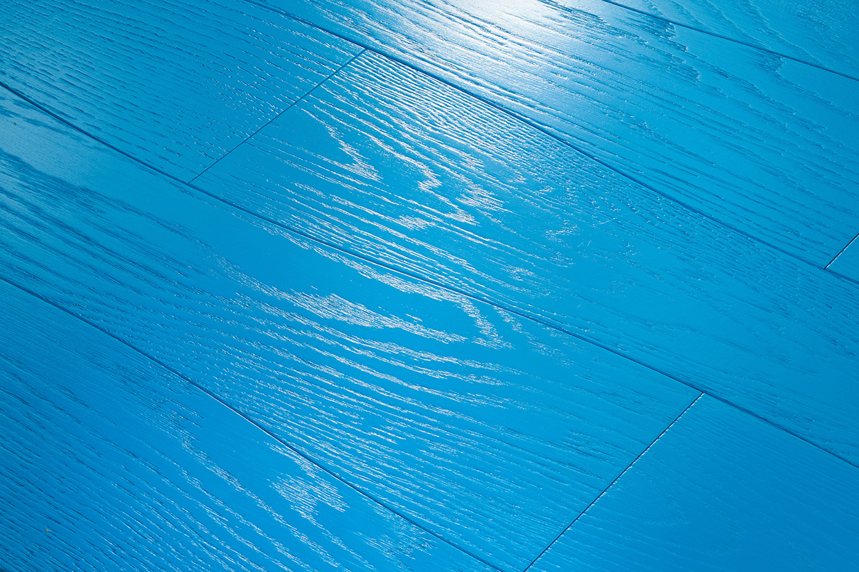 Azzurro Lucido Wave Serie Prefiniti Linea Design Corá Parquet