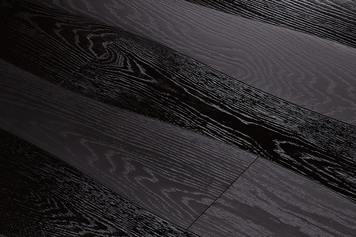 Nero Lucido-Opaco Wave Serie Prefiniti Linea Design Corá Parquet