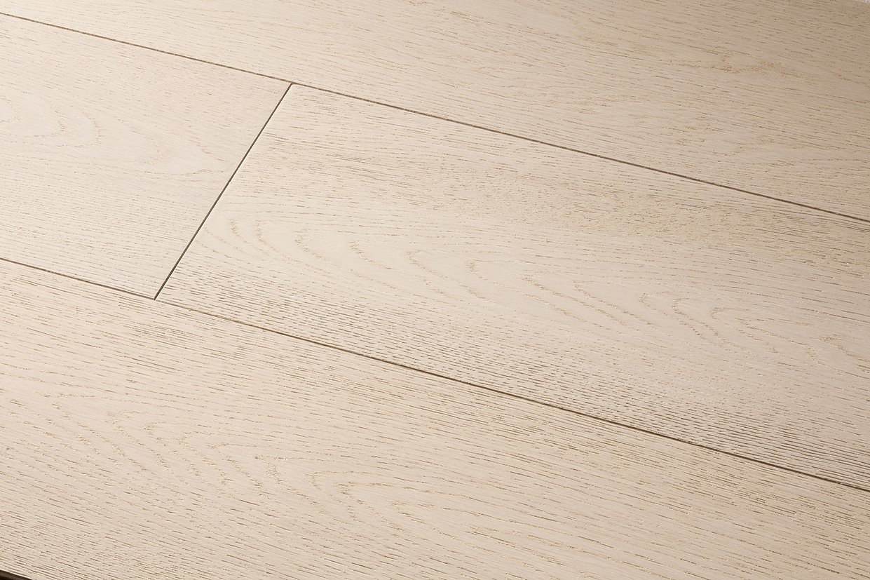 Bianco Sardegna Spazzolato Serie Maxi Tre Rovere Prefiniti Linea Easy Corá Parquet