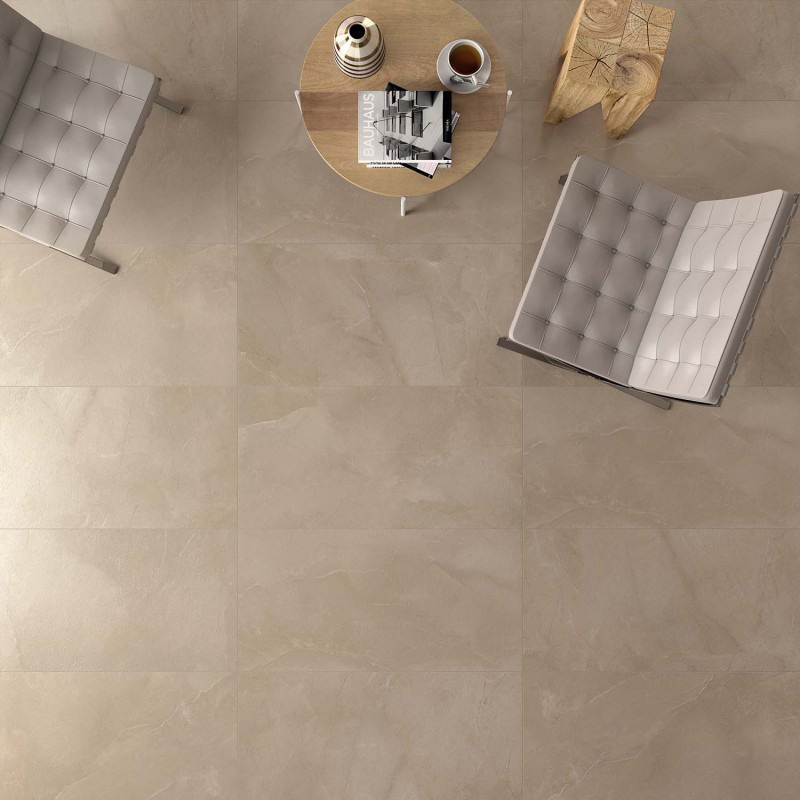 Floor: Sahara Cream SABLÉ 60 x 120 Sensi Marmi Abk Piastrelle & Mosaici