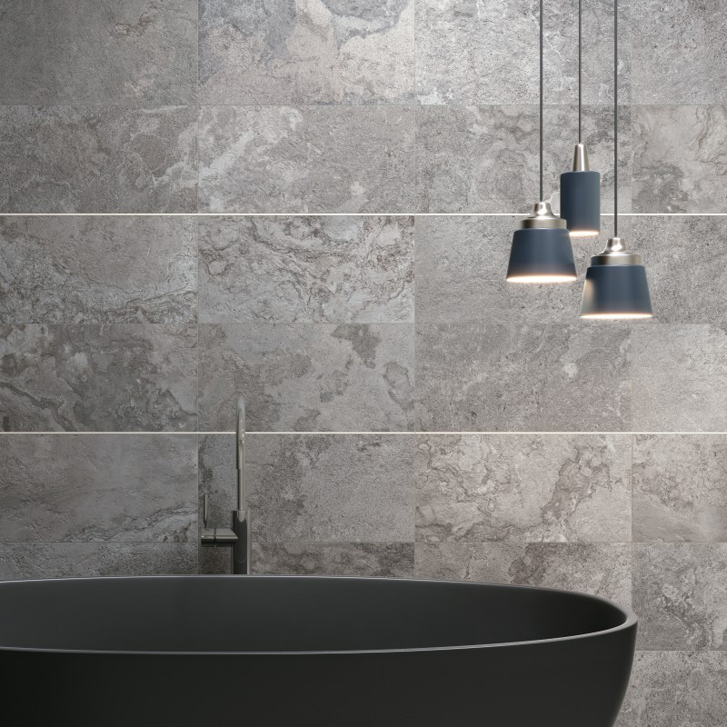 Wall: Lead Rett. 30x60 / Matita Alluminio White Alpes Raw Legni Abk Piastrelle & Mosaici