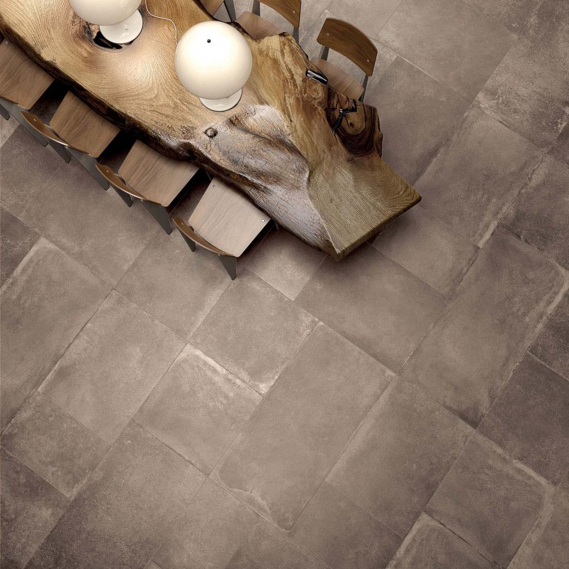 Floor: Bronze Mix Floor, 60x60 Unika Legni Abk Piastrelle & Mosaici