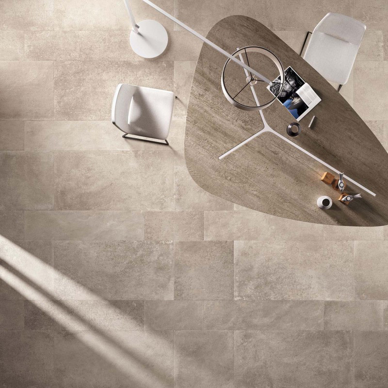 Floor: Ecru 60x120, 30x120, 60x60, 30x60 Unika Legni Abk Piastrelle & Mosaici