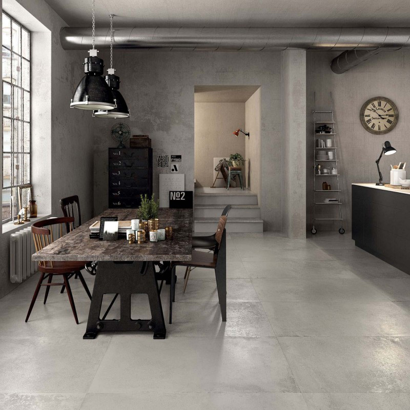 Floor: Grey Antique 60x120 Unika Legni Abk Piastrelle & Mosaici