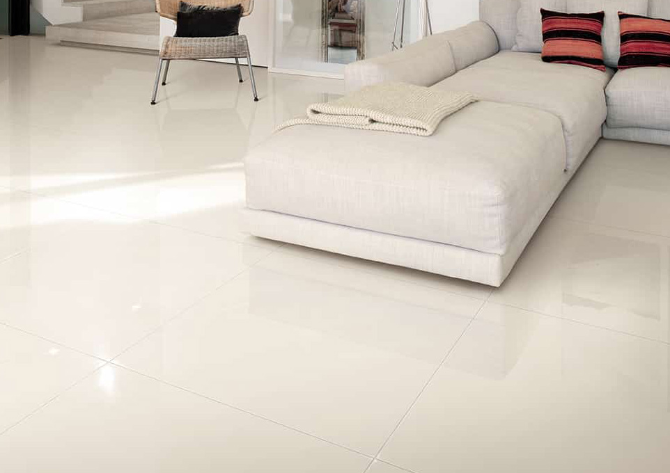 Floor: Bianco Levigato 60x120 Serie Urano Gres Tecnico Armonie Piastrelle & Mosaici