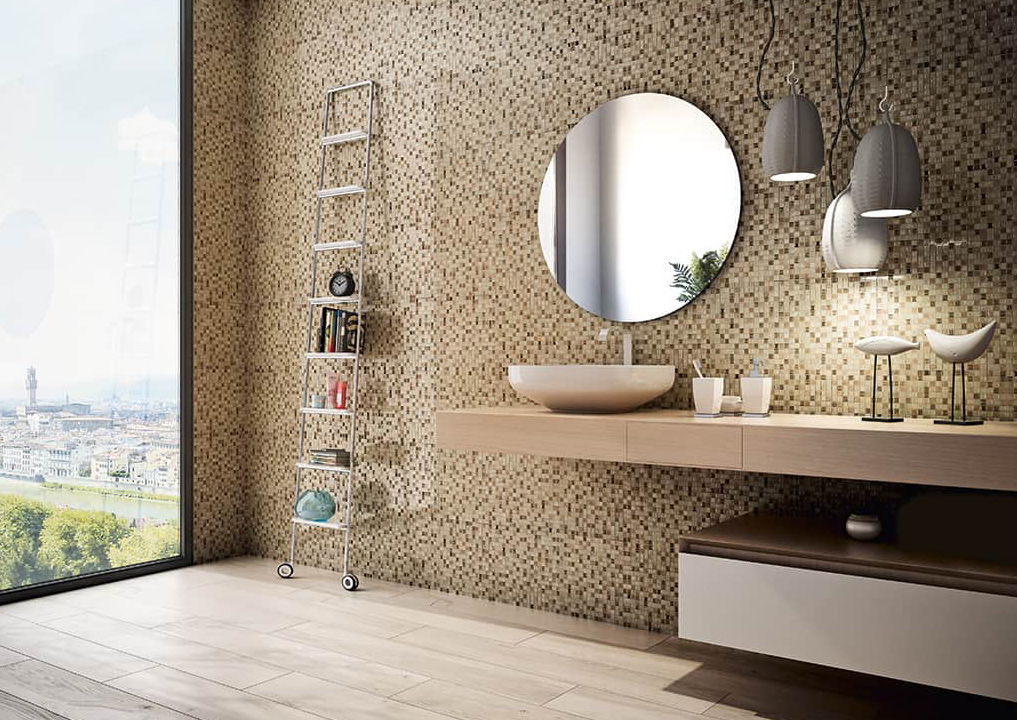 Avorio-Bronzo Serie Etnochic Mosaici Armonie Piastrelle & Mosaici