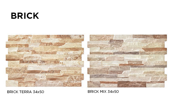 Brick serie Esterni pasta rossa 34x50 Ceramica Artistica Mimma Piastrelle & Mosaici