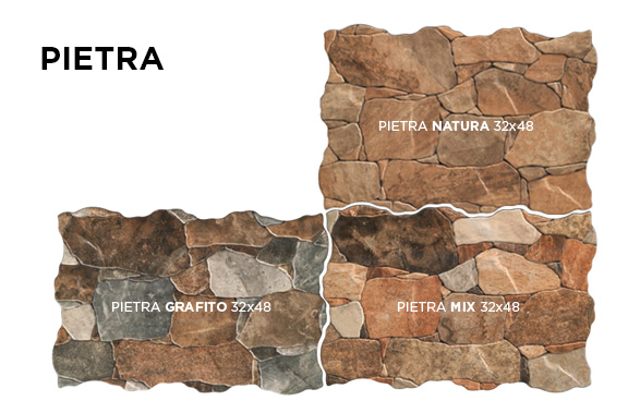 Pietra serie Esterni Gres Porcellanato 32x48 Ceramica Artistica Mimma Piastrelle & Mosaici