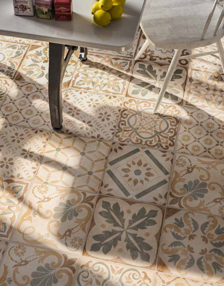 Floor: Formella Mix B 30,6x30,6 Naturale Strutturato Bordo Mosso Country Serie Cotto Il Cavallino Ceramiche Piastrelle & Mosaici