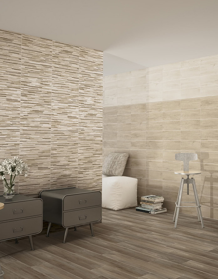 Floor: Almond 20,3x122,6 North Wind Floor Serie Legno Il Cavallino Ceramiche Piastrelle & Mosaici