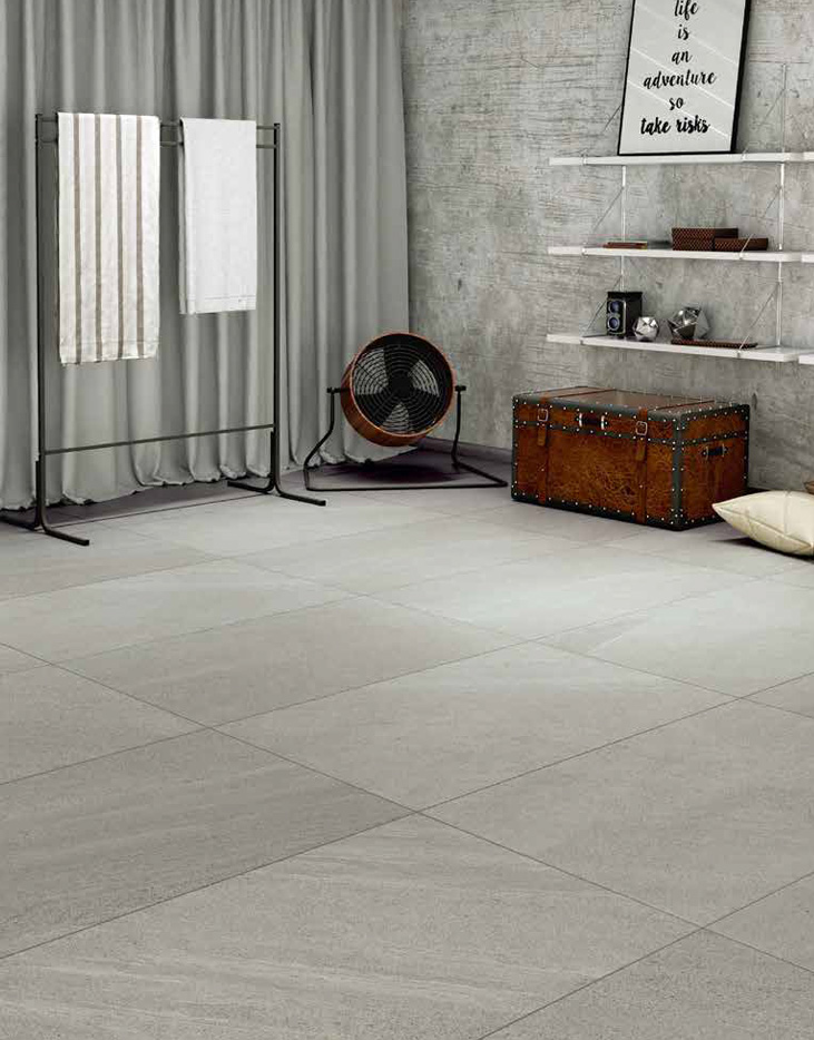 Floor: Ash 61,3x122,6 Rettificato Limestone Serie Pietra Il Cavallino Ceramiche Piastrelle & Mosaici