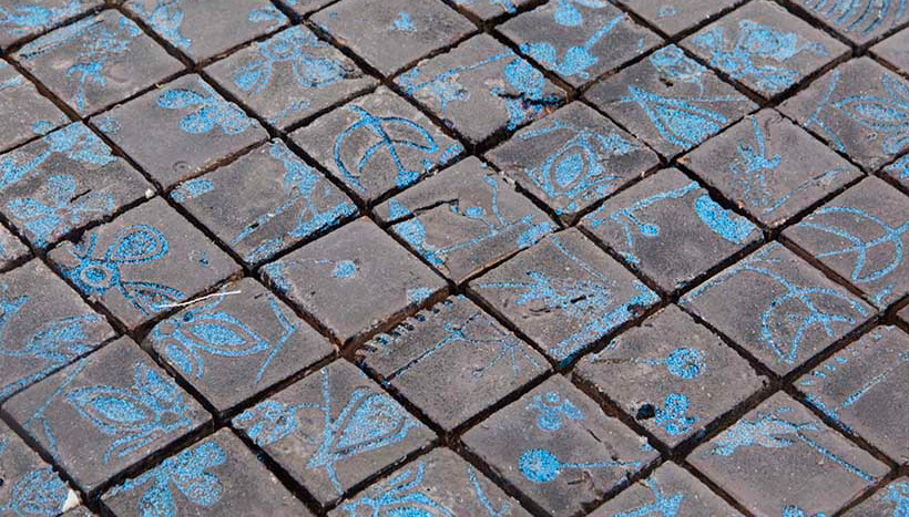BRONZO GLIT Supporto Smaltato Lucida Serie Terre Ancien Hydre Ston Piastrelle & Mosaici