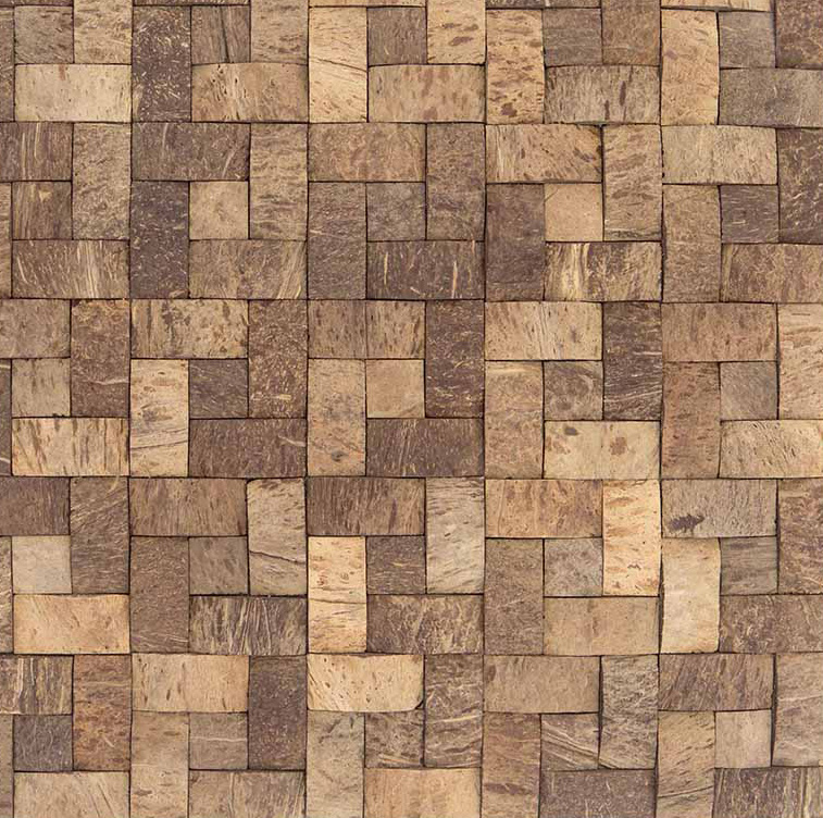 COCCO 20x20-20x40 Noce di Cocco Opaca / Irregolare Serie Cocco Hydre Ston Piastrelle & Mosaici
