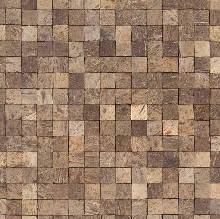 COCCO 20x20 Noce di Cocco Opaca / Irregolare Serie Cocco Hydre Ston Piastrelle & Mosaici