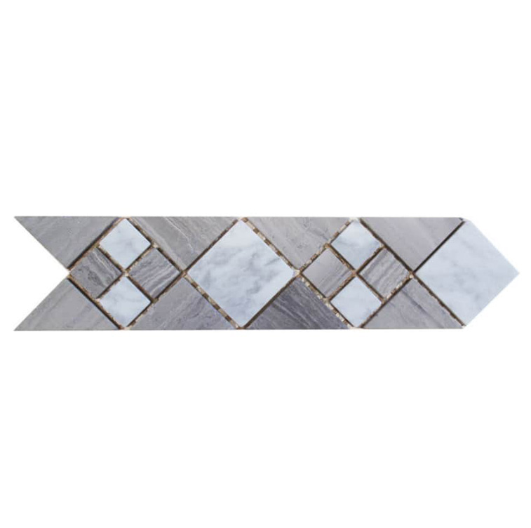 STOCCOLMA 7x28 FASCIA Pietra Naturale Lucida Serie Fasce&Rosoni Hydre Ston Piastrelle & Mosaici
