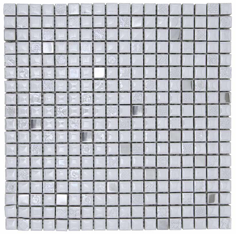 BIANCO METAL Supporto Smaltato / Lamina di Acciaio Inox Lucida / Opaca Serie Lacca 15 Hydre Ston Piastrelle & Mosaici