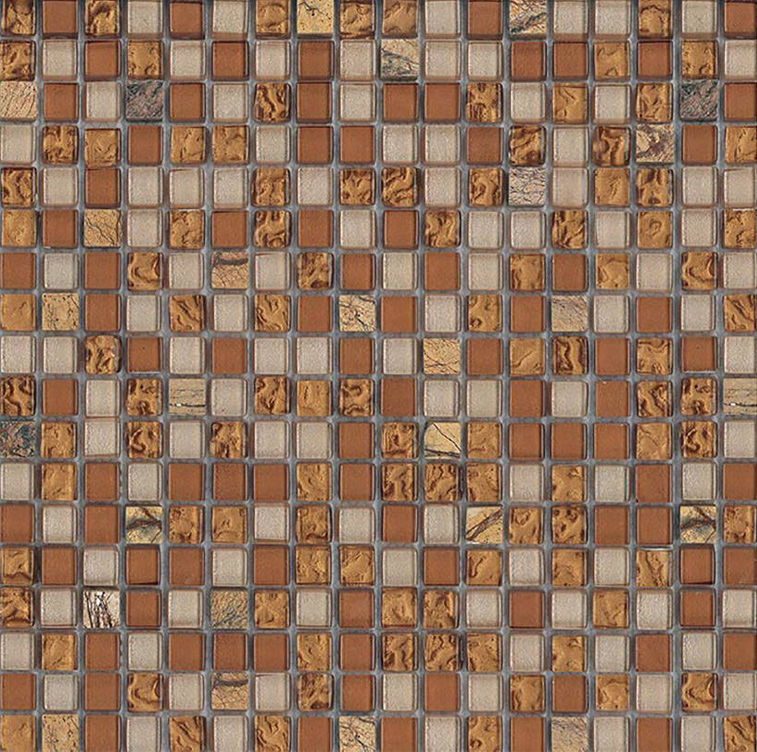 BRONZOLUCE Vetro / Pietra Naturale Lucida / Opaca / Irregolare Serie Lacca 15 Hydre Ston Piastrelle & Mosaici