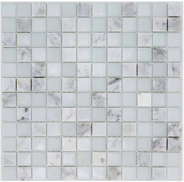 MARMOBIANCO+CRYSTAL Vetro / Pietra Naturale Lucida / Opaca Serie Lacca 23 Hydre Ston Piastrelle & Mosaici