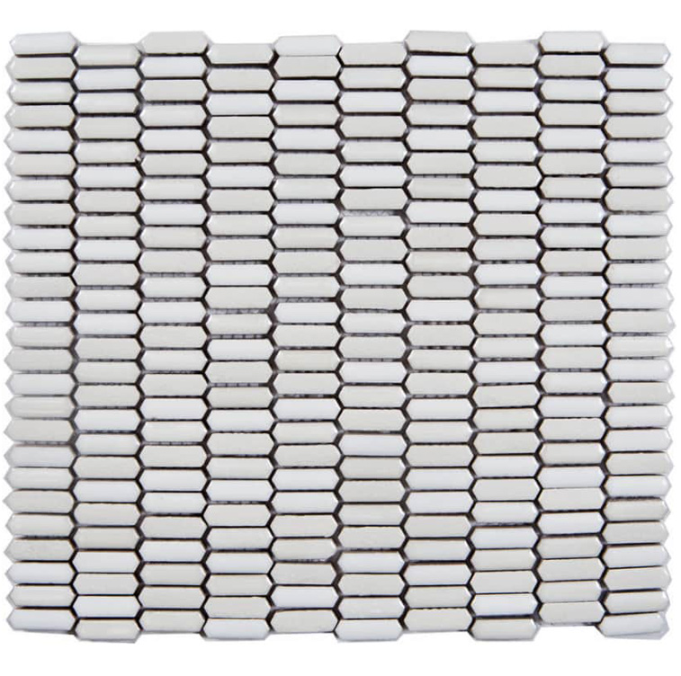 PICKET CREAM Supporto Smaltato Lucida Serie Lacca Multiformato Hydre Ston Piastrelle & Mosaici