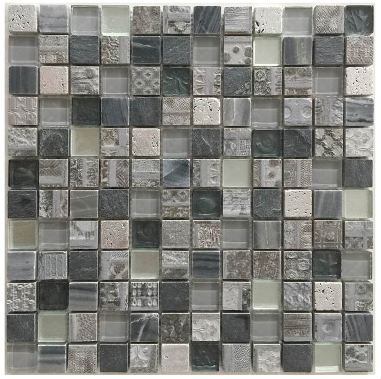 SEA FOAM Supporto Smaltato / Vetro / Pietra Naturale / Pietra Naturale Rivestita di Lamina Metallica Lucida / Irregolare Serie Lacca 23 Hydre Ston Piastrelle & Mosaici