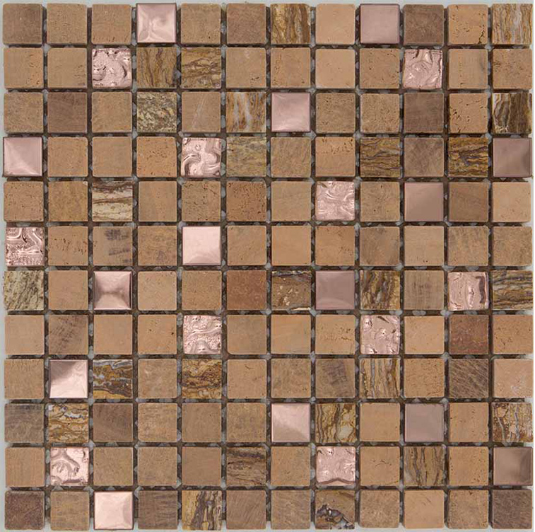 SEVILLE Lamina di Rame su Supporto / Vetro / Pietra Naturale Lucida / Opaca / Irregolare Serie Lacca 23 Hydre Ston Piastrelle & Mosaici