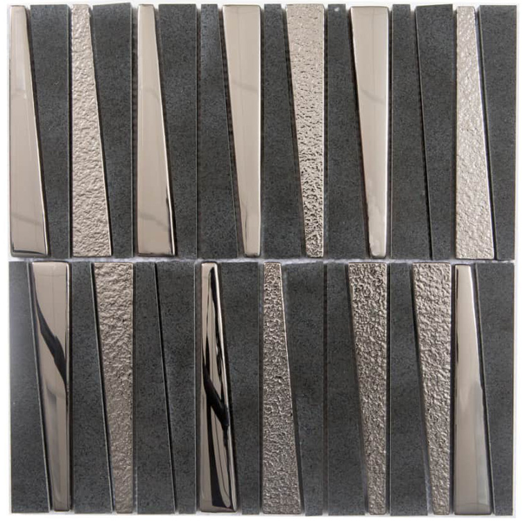 STARDUST BLACK Vetro / Pietra Naturale Lucida / Opaca / Irregolare Serie Lacca Multiformato Hydre Ston Piastrelle & Mosaici
