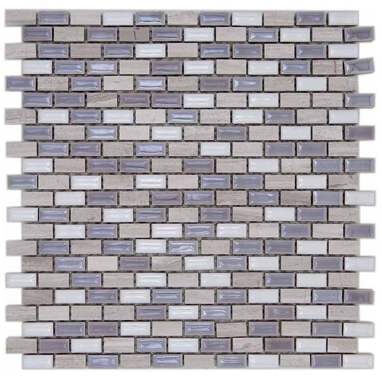 TORTORA PERLATO Supporto Smaltato / Pietra Naturale Lucida / Opaca Serie Lacca 11,5x25 Hydre Ston Piastrelle & Mosaici