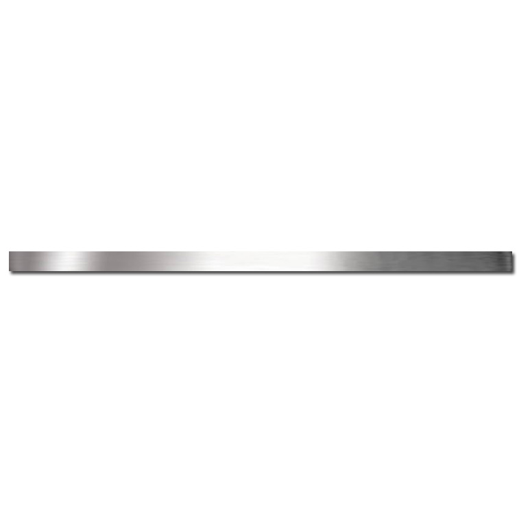 INOX LISTELLI 15x600 Lamina di Acciaio Inox su Supporto Satinata Serie Metal Hydre Ston Piastrelle & Mosaici