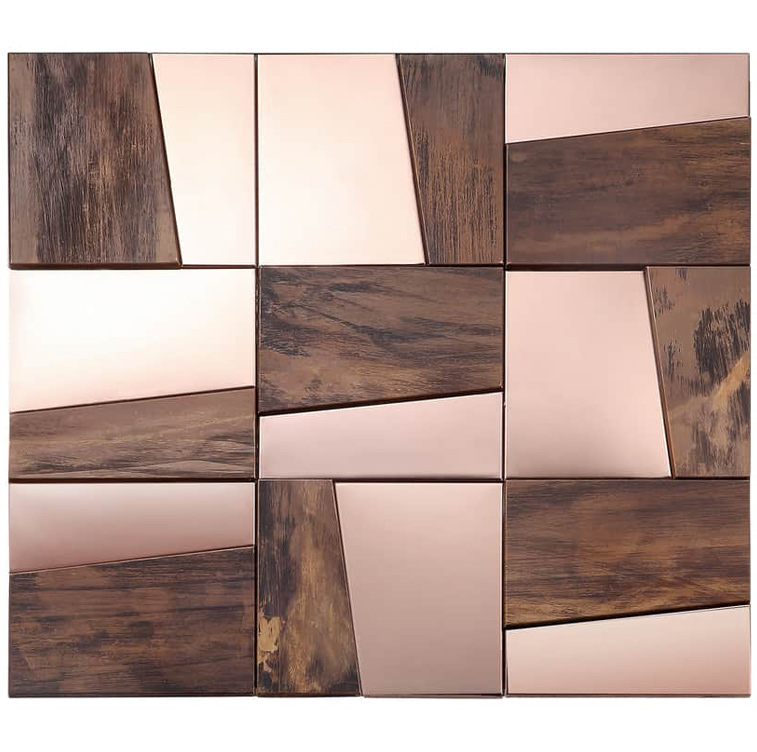 PENVROKE COPPER Lamina di Rame su Supporto Lucida / Opaca Serie Metal Hydre Ston Piastrelle & Mosaici