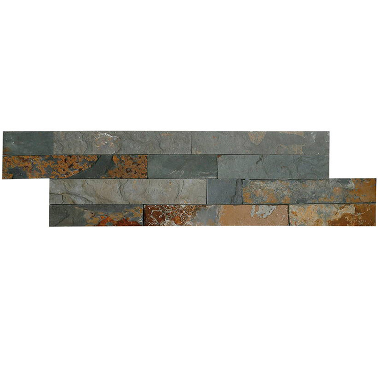 MURETTO 10x35 ARDESIA MULTICOLOR Pietra Naturale Opaca / Irregolare Serie Muretto 10x35 Pietrarreda Hydre Ston Piastrelle & Mosaici