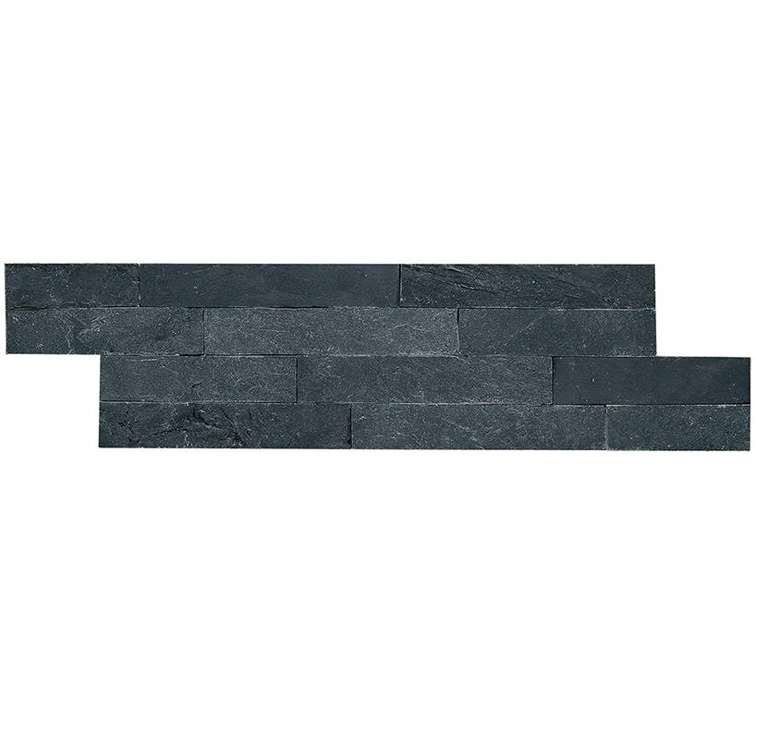 MURETTO 10x35 ARDESIA NERA Pietra Naturale Opaca / Irregolare Serie Muretto 10x35 Pietrarreda Hydre Ston Piastrelle & Mosaici