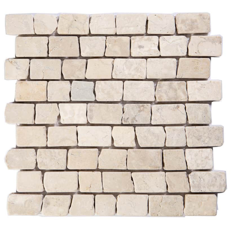BRICK CREMA Pietra Naturale Opaca Serie Brick Pietrarreda Hydre Ston Piastrelle & Mosaici