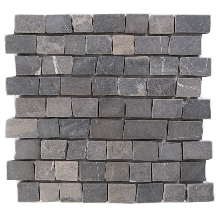 BRICK NERO Pietra Naturale Opaca Serie Brick Pietrarreda Hydre Ston Piastrelle & Mosaici