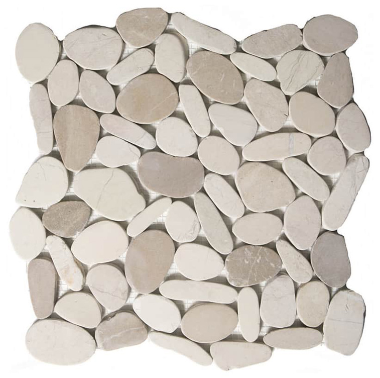 CIOTTOLO PIATTO BEIGE Pietra Naturale Opaca Serie Ciottolo Piatto Pietrarreda Hydre Ston Piastrelle & Mosaici