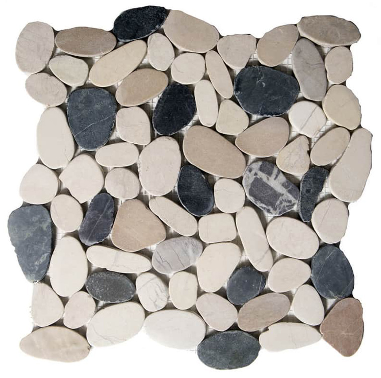 CIOTTOLO PIATTO GRIGIO Pietra Naturale Opaca Serie Ciottolo Piatto Pietrarreda Hydre Ston Piastrelle & Mosaici