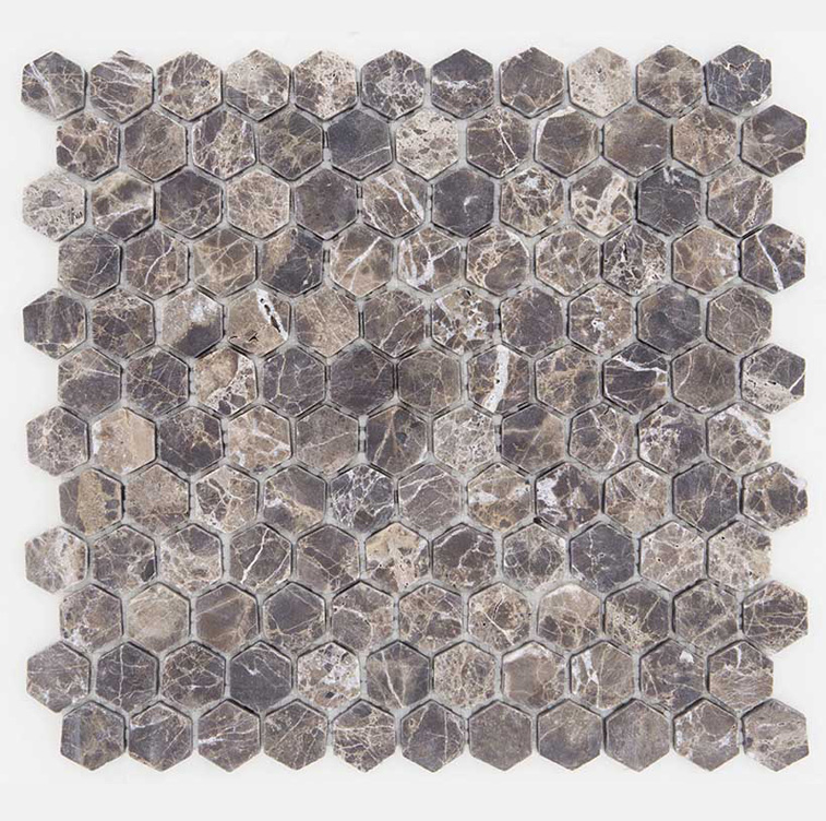 ESAGONO 25 EMPERADOR Pietra Naturale Opaca Serie Specials Pietrarreda Hydre Ston Piastrelle & Mosaici