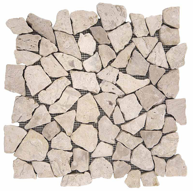 BRECCIA PIETRABIANCA Pietra Naturale Opaca / Irregolare Serie Breccia Pietrarreda Hydre Ston Piastrelle & Mosaici