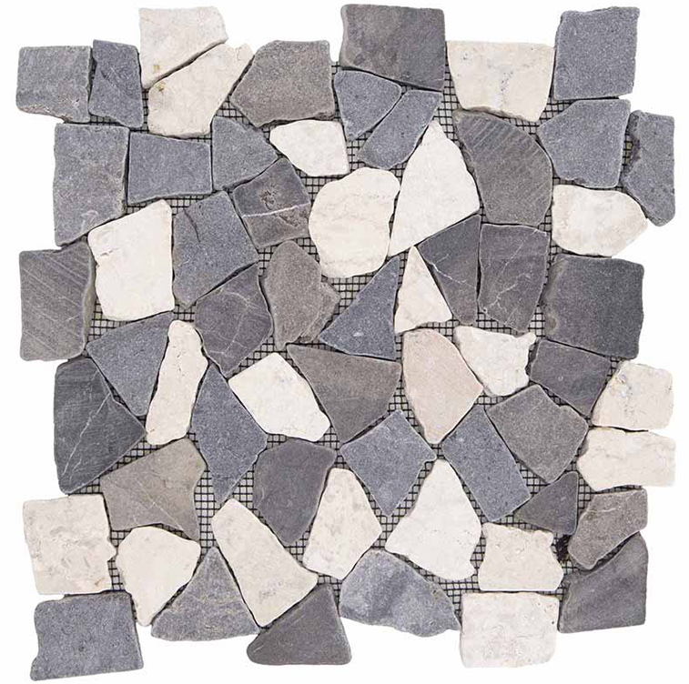 BRECCIA PIETRABIANCANERA Pietra Naturale Opaca / Irregolare Serie Breccia Pietrarreda Hydre Ston Piastrelle & Mosaici