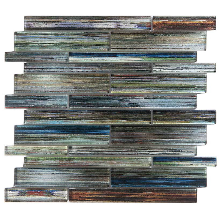 MULTICOLOR RAINBOW Vetro Irregolare Serie Vetro Hydre Ston Piastrelle & Mosaici