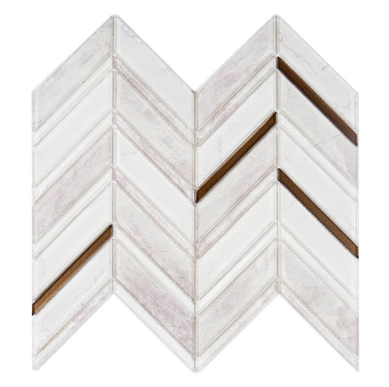 NINFA COPPER Vetro Lucida Serie Vetro Hydre Ston Piastrelle & Mosaici