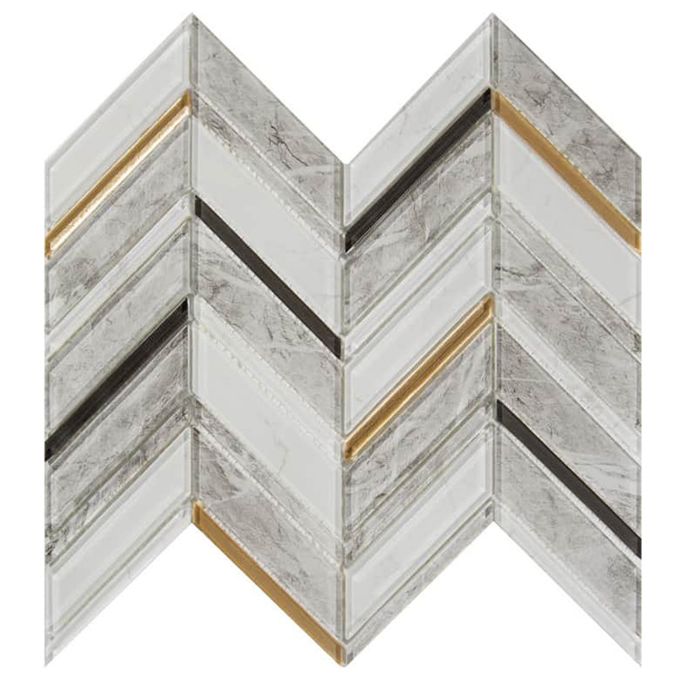 NINFA GOLD Vetro Lucida Serie Vetro Hydre Ston Piastrelle & Mosaici