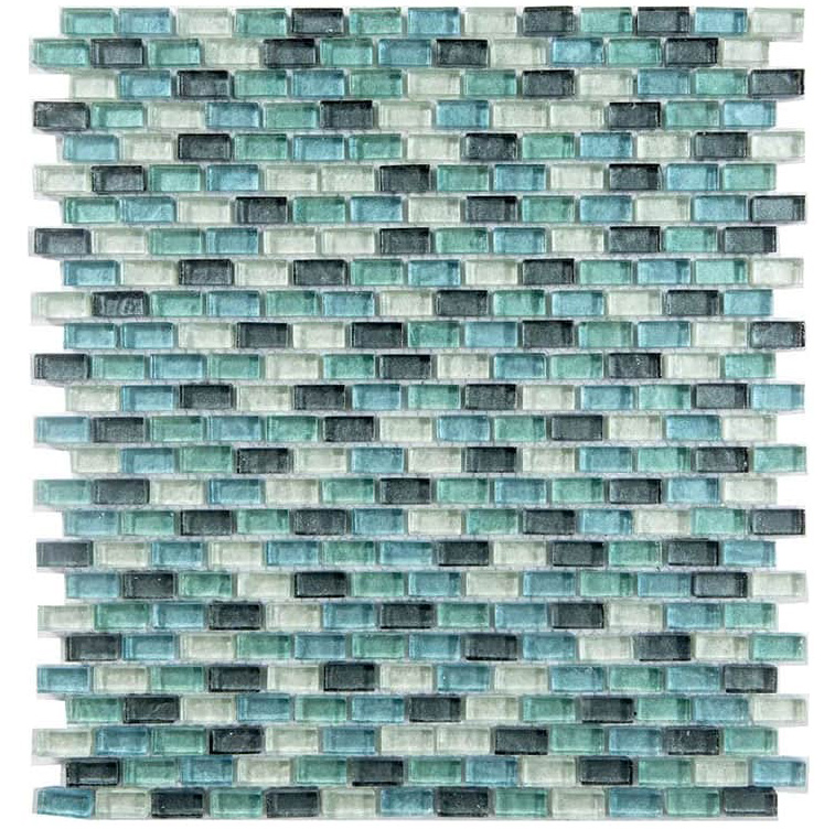 ONDA AQUA Vetro Lucida / Irregolare Serie Vetro Hydre Ston Piastrelle & Mosaici