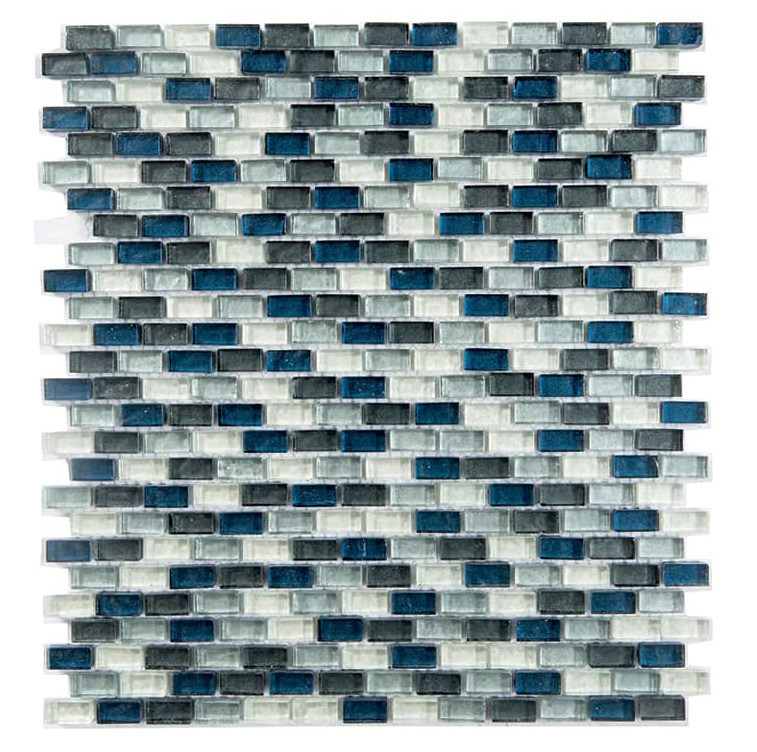 ONDA ICEBERG Vetro Lucida / Irregolare Serie Vetro Hydre Ston Piastrelle & Mosaici