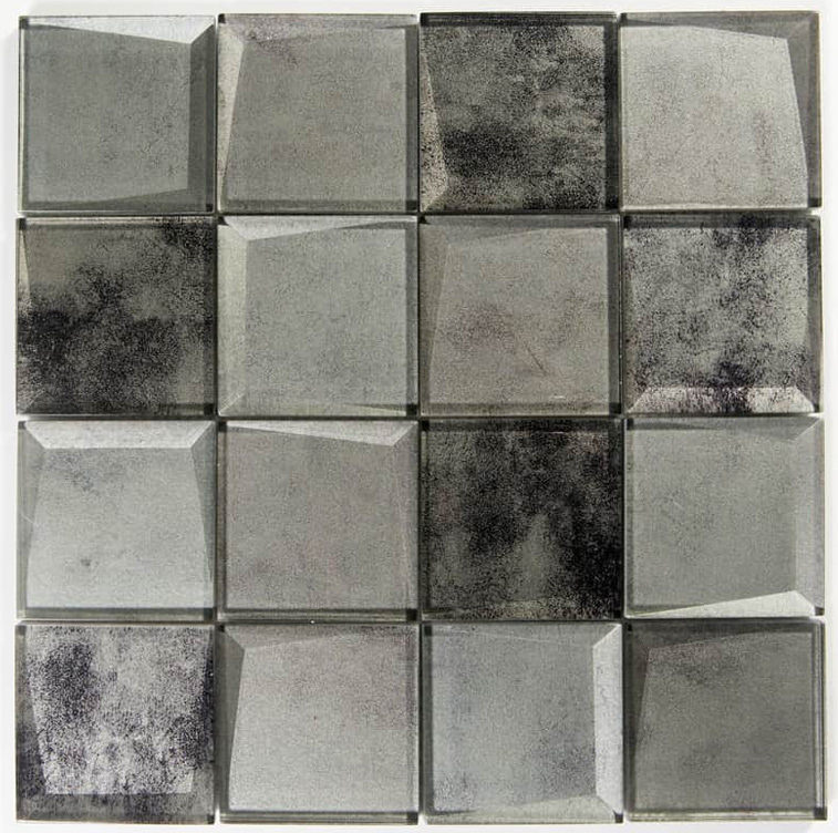 POESIA GRIGIO Vetro Lucida Serie Vetro Hydre Ston Piastrelle & Mosaici