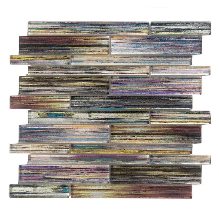 PURPLE RAINBOW Vetro Irregolare Serie Vetro Hydre Ston Piastrelle & Mosaici