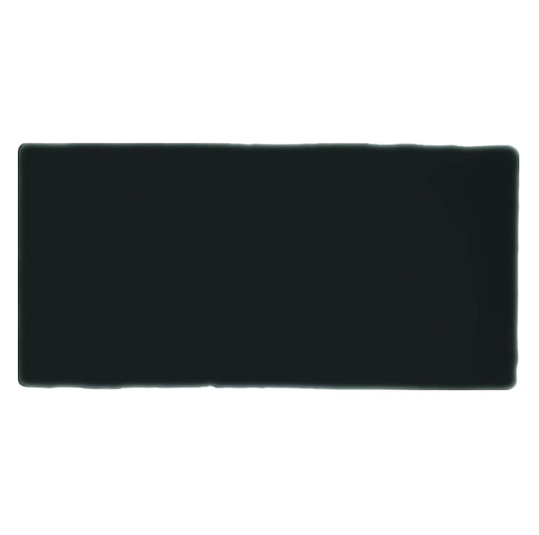 SATIN BLACK Bicottura Serie COTTAGE 7,5x15 PanDan Piastrelle 