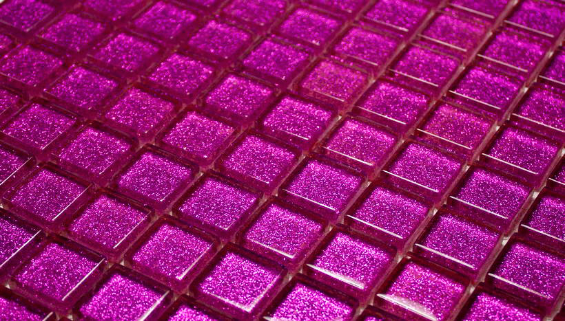 8PB905 Crystal 8 Glit Vetro Lucida Serie Mosaico Ston Piastrelle & Mosaici