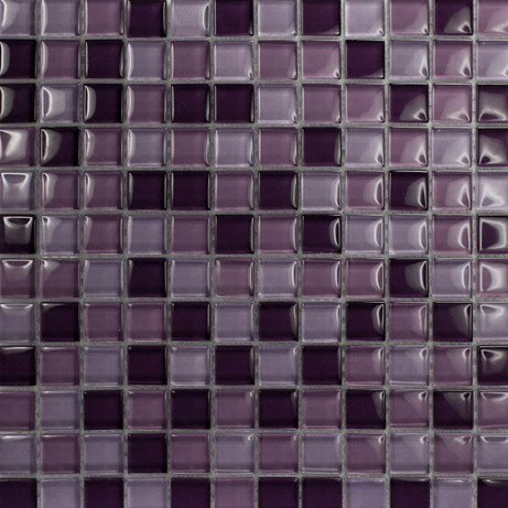 DEEP VIOLET Crystal 8 Mix Vetro Lucido Serie Mosaico Ston Piastrelle & Mosaici
