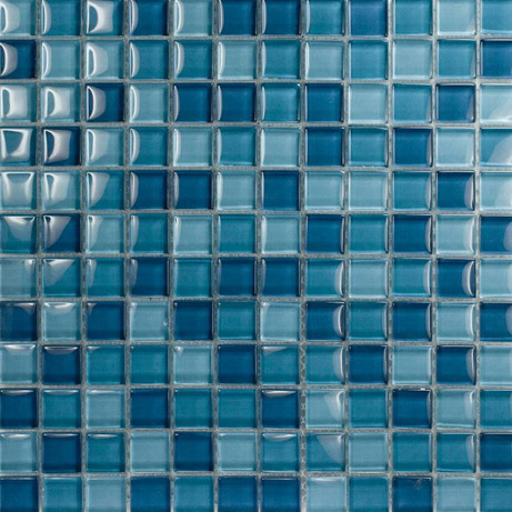 MARINE Crystal 8 Mix Vetro Lucido Serie Mosaico Ston Piastrelle & Mosaici